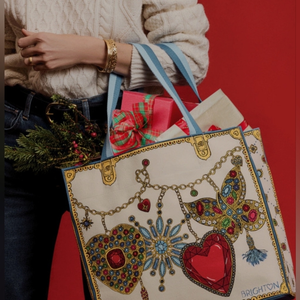 Brighton Glittering Love Tote - Picture 1 of 7